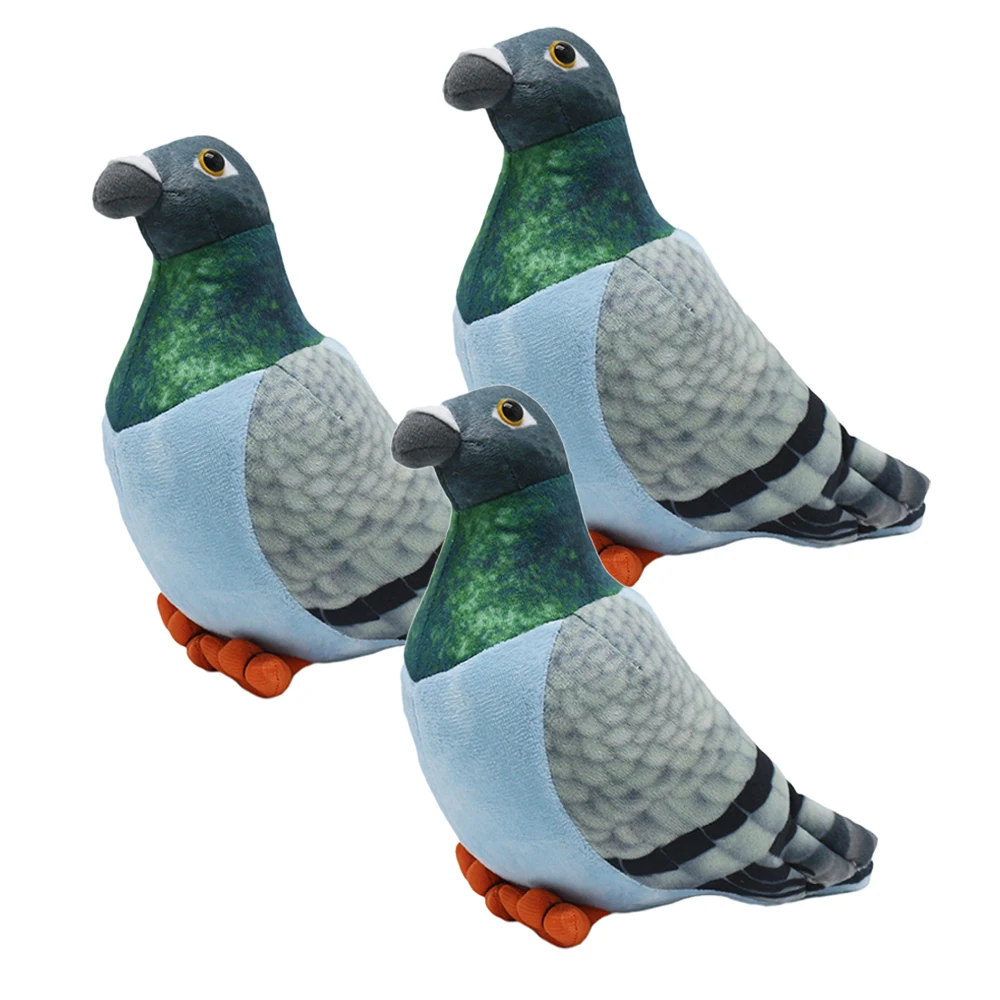 かわいい白い鳩カスタムぬいぐるみピジョンぬいぐるみぬいぐるみ