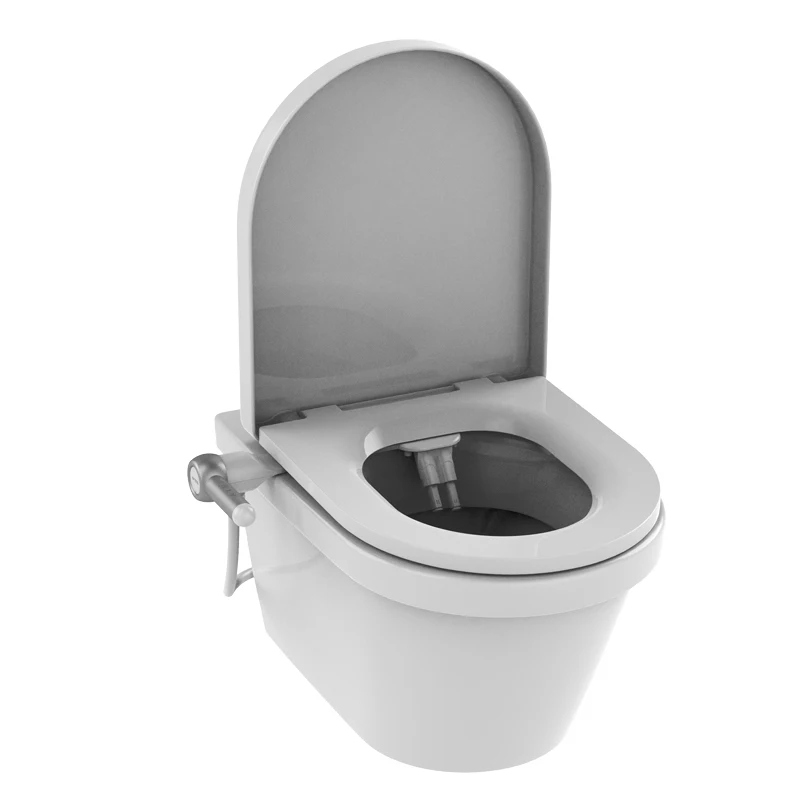 Toilet Accessories Non-electric Dual Nozzle Bidet Portable Ultra-Slim Toilet Bidet Attachment Without Installation for Home Use manufacture