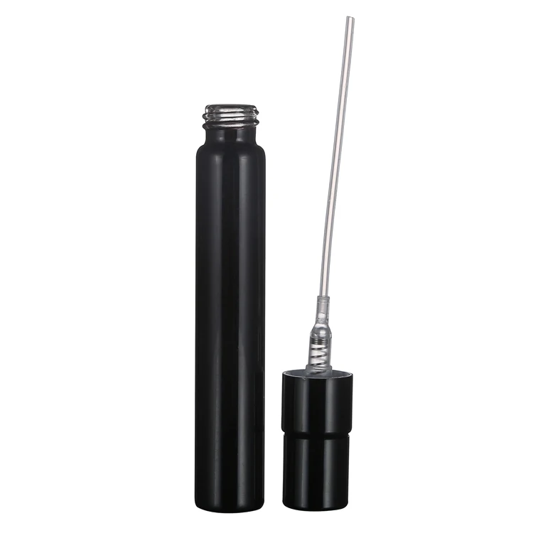 3ml 5ml 8ml 10ml Black Glass Spray Bottle for Perfume Refillable Cosmetic Atomizer Empty Packaging