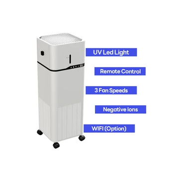 Free standing air purifier and humidifier cool mist air purifier filter 35 Sq.m air purifier