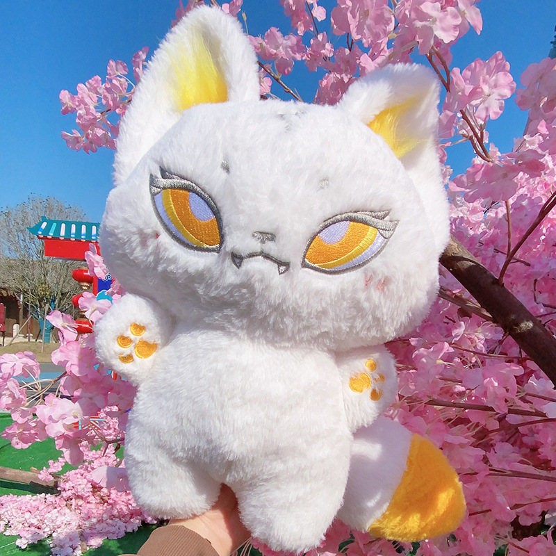 カワイイムードぬいぐるみカスタムホワイトウルフぬいぐるみ