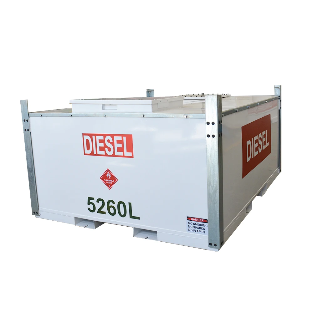 Sumac 1000L 5000L 3000 Liters Mobile Transfer Portable Steel Bunded 15M3 Gas Diesel Oil Storage Fuel Cube Tank Sale For Bahrain details