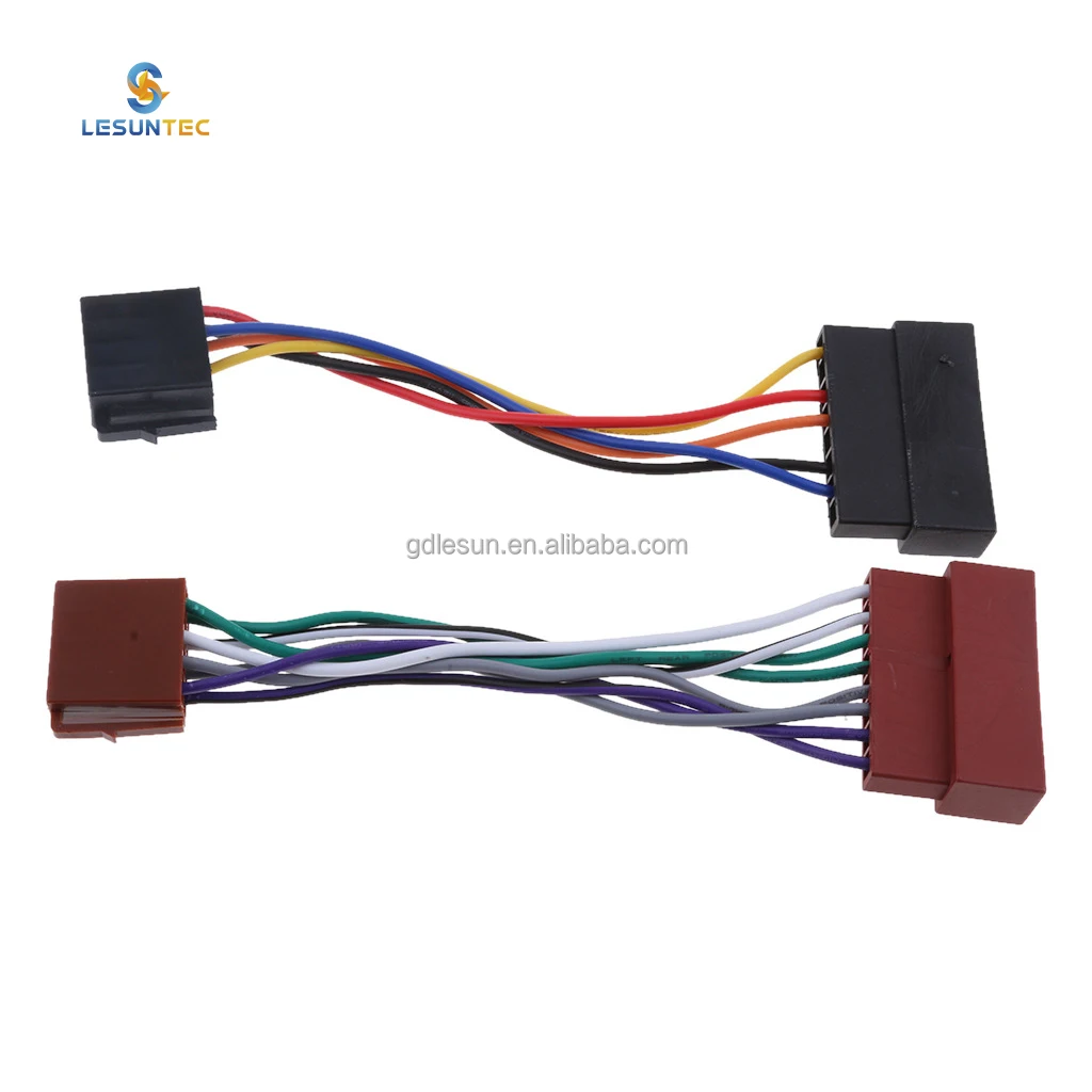 Audio GPS ISO Harness Adapter Automobile Wire Harness for Ford Jaguar Lincoln Mercury Audio GPS ISO Wiring Harness Connector