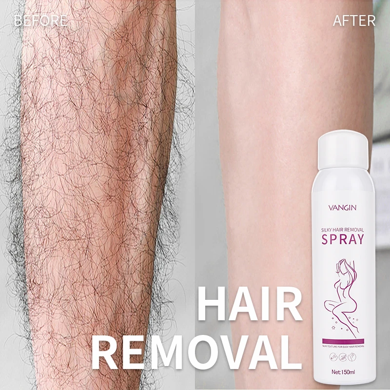 VANGIN 150ml Herbal Non-Sensitive Cream for Fast Results Painless Permanent Hair Removal for Men and Women