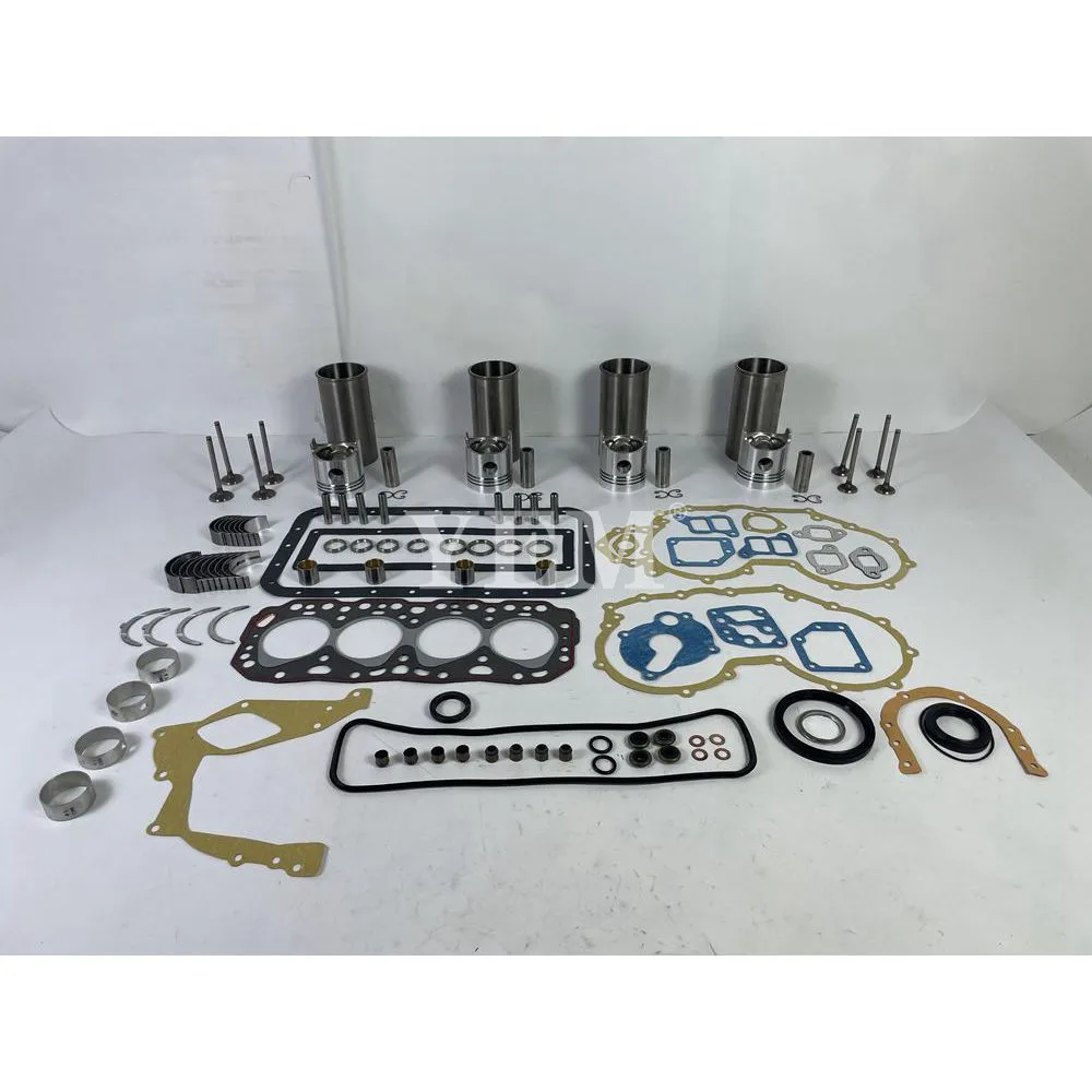 2J Engine Overhaul Kit With Cylinder Liner Piston Rings Full Gasket Set Engine Bearings Valves for Toyota