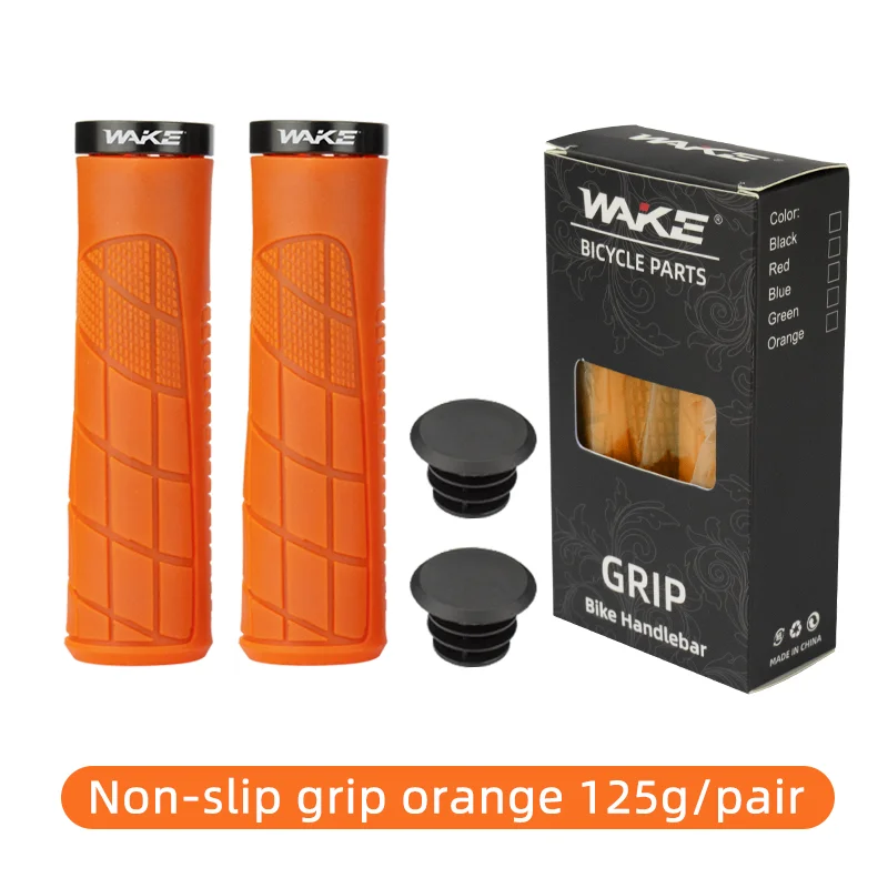 Manopole per bicicletta ergonomiche per manubrio da 22 – 22,7 mm, in gomma antiscivolo, per bicicletta MTB con blocco in alluminio, manubrio per scooter Cruiser Bike triciciciclo