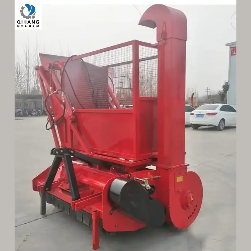 Corn Silage Harvester Combine Silage Harvesting Straw Recycling Machine