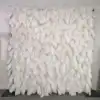 White ostrich feather style-1 x 1 meter