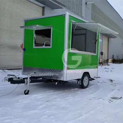 Commercial  EU Catering Trailer Ready to Customize 2024 Personal DIY Business Food Cart for Sale
