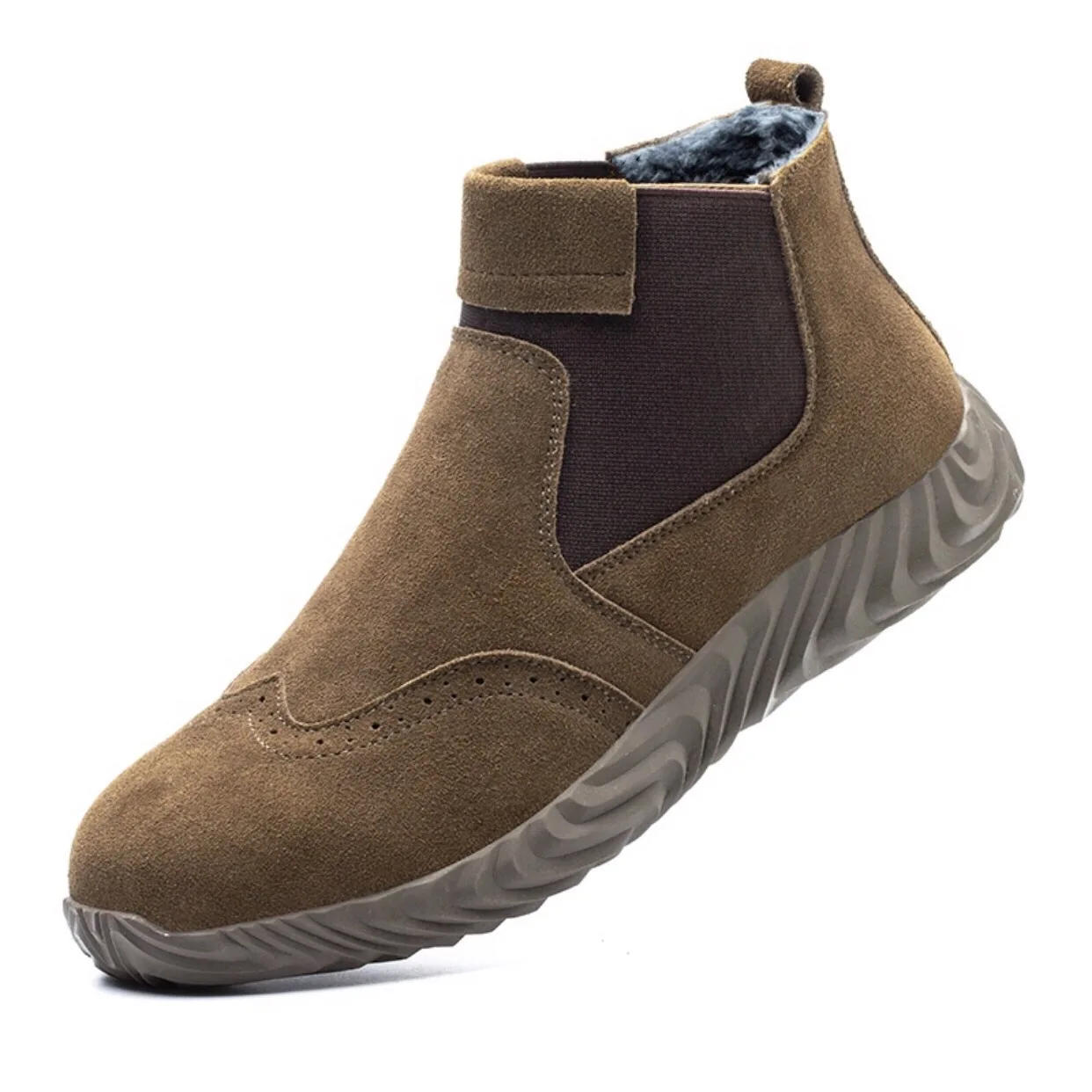 Custom Brand Light Weight Industrial Woodland Shoes Men Safety Work Boots  With Steel Toe