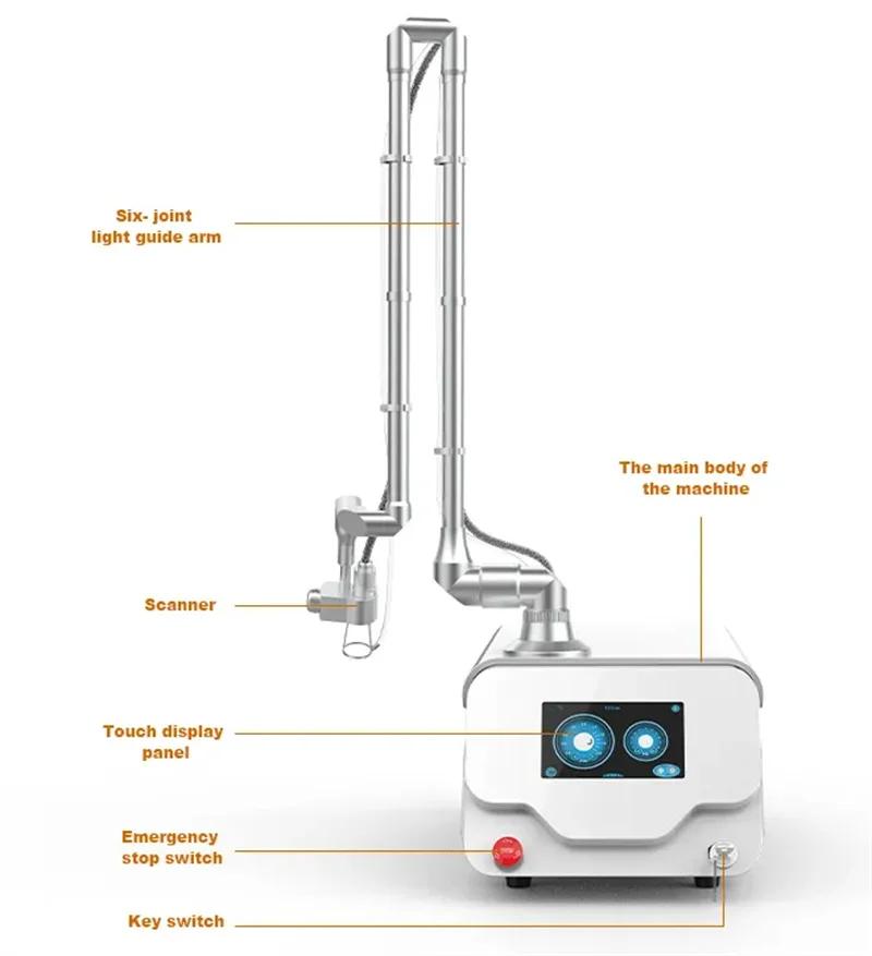 CO2 Laser Scar Removal Skin Resurfacing Fractionally CO2 Laser Vaginal Tightening Machine