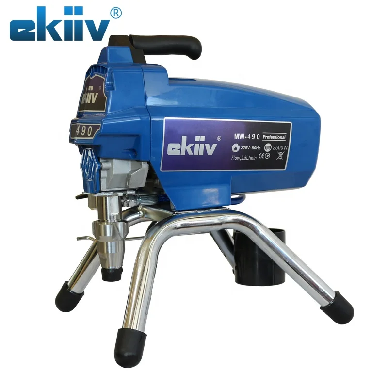High Efficiency EKIIV 3.5L 3L 2.5L 2.7L 395 495 595 Large Flow Electric 220V 110V Airless Paint Sprayer with Piston Pump