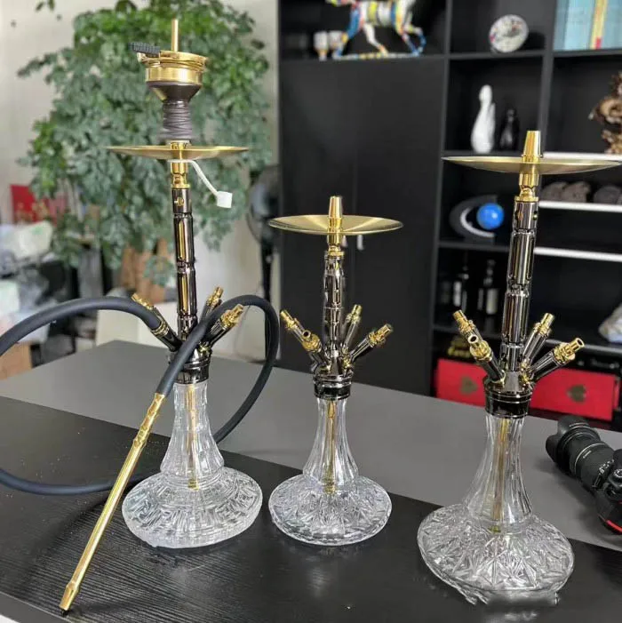 Wholesale Rich Man Luxury Shisha Hookah Gold Ath Adaya Adalya Hookah