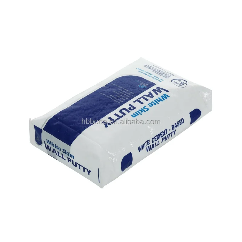 Factory Direct High Density Polyethylene PP Woven Valve Block Bottom Bag 25kg 40kg 50kg