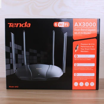 Gigabit Router Wifi 6 Tenda Ax3000 Ax12 3000mbps Wireless 2.4/5g Dual Band  Ofdma Mu-mimo Ipv6 Security With Power Router - Buy Cnc Wood