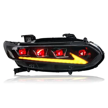 Car Styg Head Lamp  Headlights for 2018-2019 New Accord Headlight DRL All LED Light Source Auto Accessories