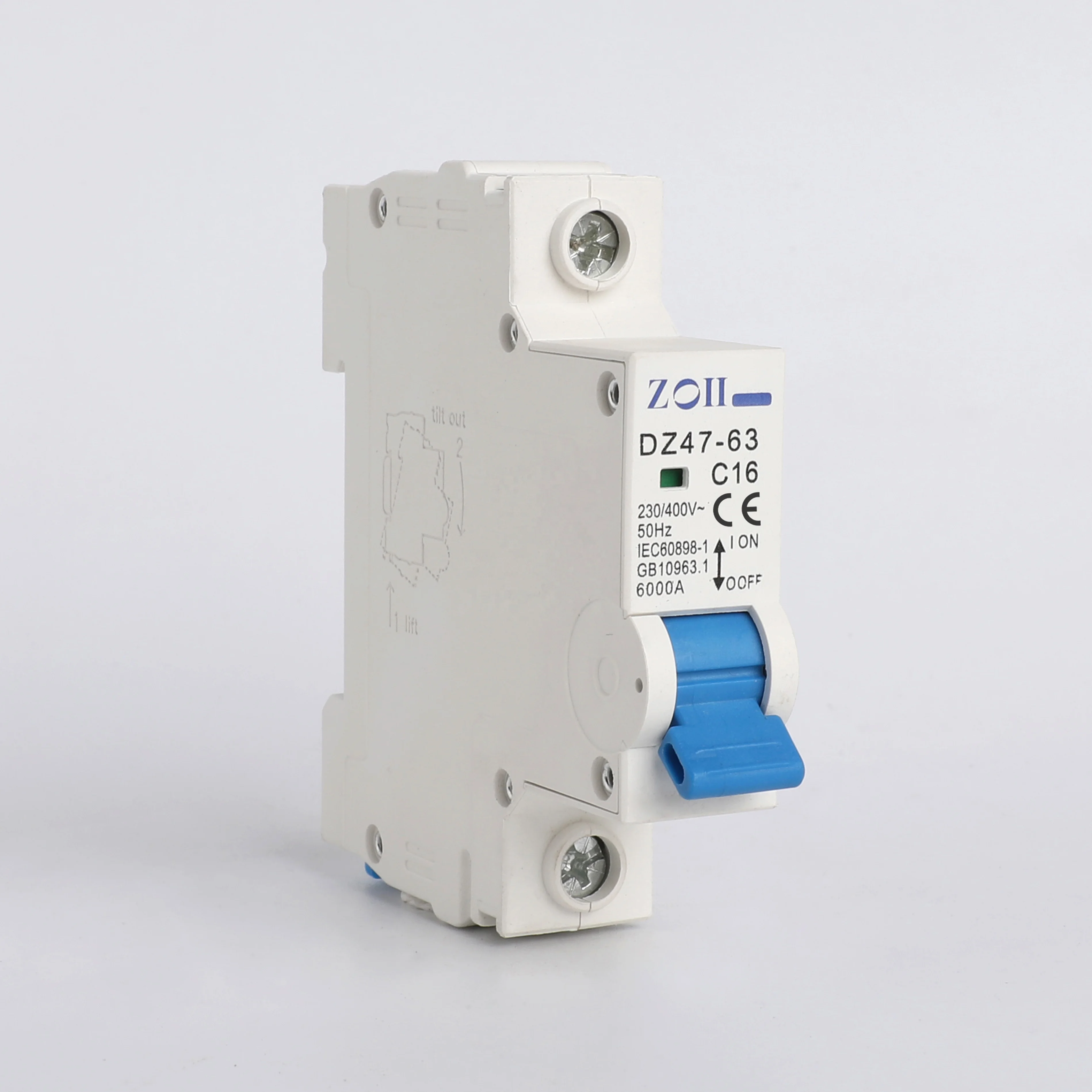 2P 3P 4P DC MCB 440V 800V 100A 80A 63A 50A 20A 12V Electric Miniature Circuit Breaker for PV System C Curve Battery Main Switch