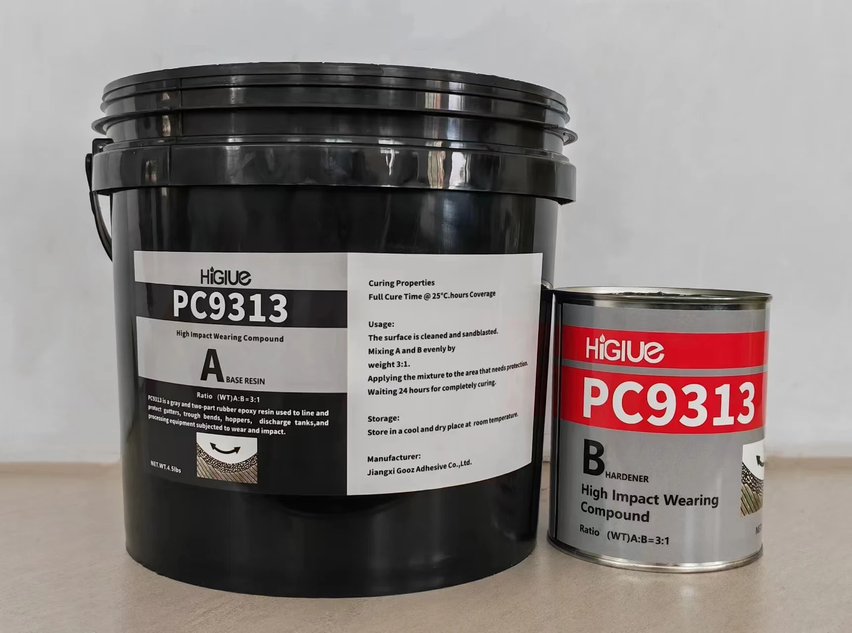 High Performance Backing Compound Resin Wearing Coating Compound Ceramic Beads Epoxy for Backing Wear Metal in One Crushers