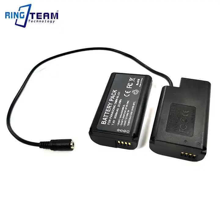 DMW-AC8 AC Adapter With  DCC16 DMW-BLJ31 Dummy Battery for LUMIX Pana Sonic S1 S1M S1R S1RM S1H Lumix S1 Series Digital Cameras supplier