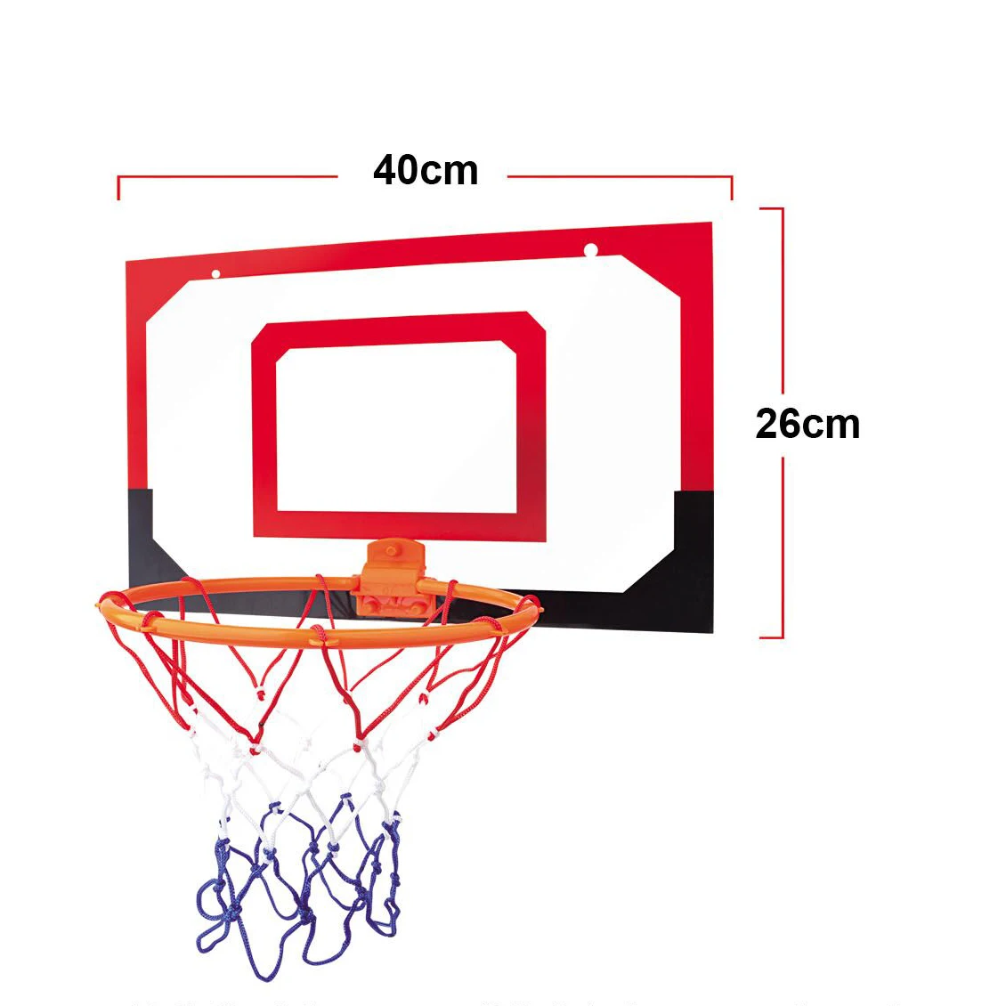 Indoor Wall Mounted Mini Basketball Hoop And Balls Set For Door Bedroom Office For Kids And