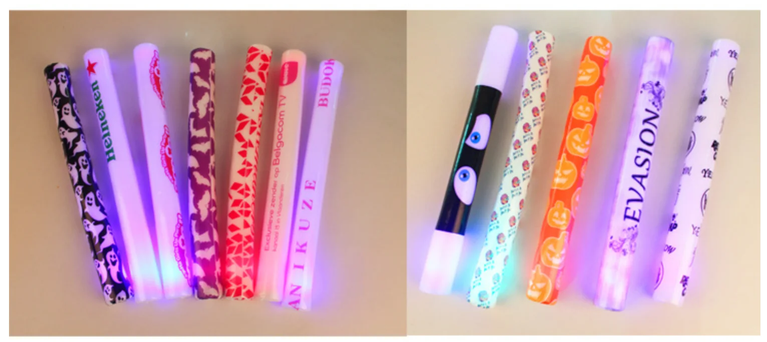 2023 Cheap Custom Atmosphere Cheering Glowing Light Up Party Led Foam