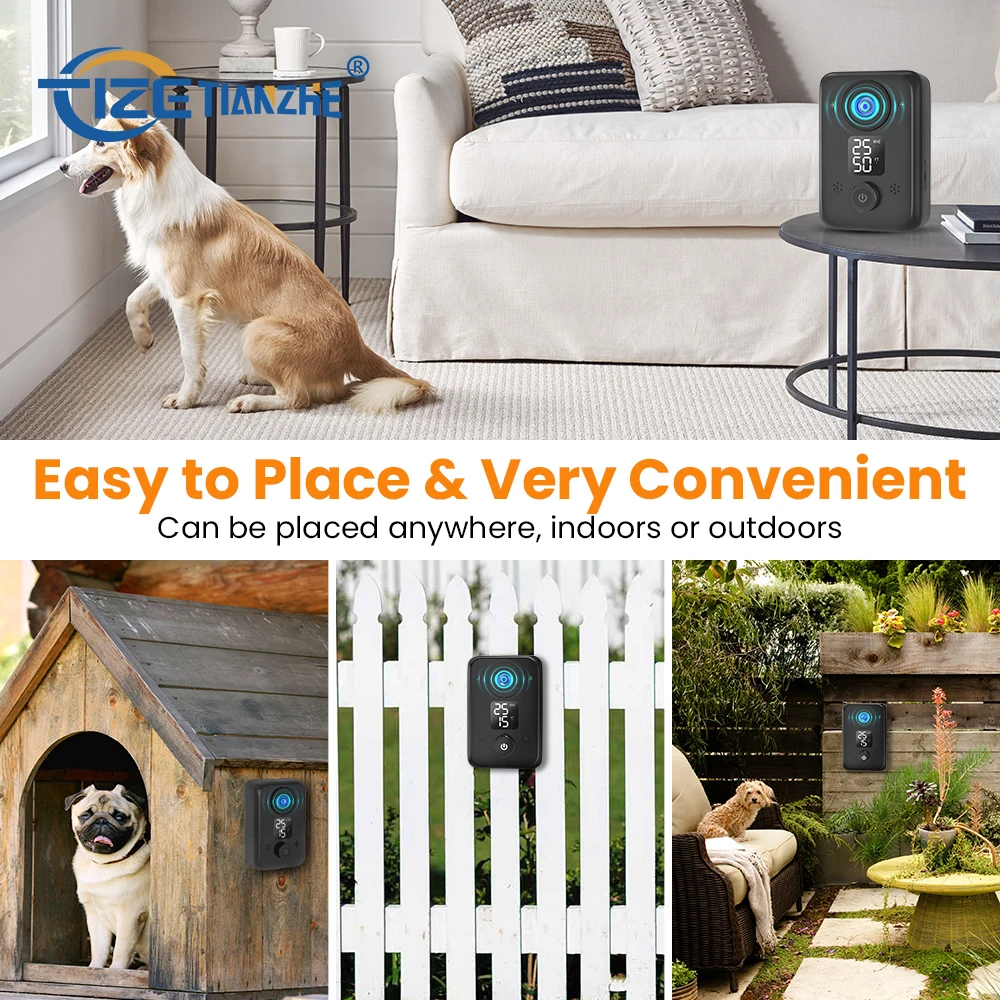 QueenMew Anti Barking Device, 3 Adjustable Sensitivity And Frequency