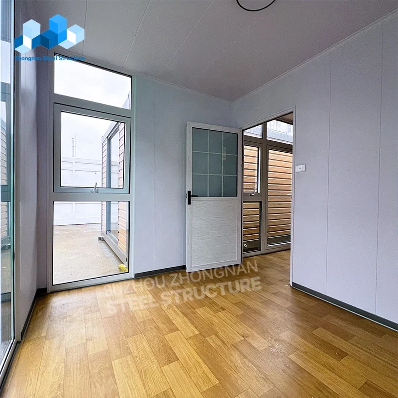 Prefabricated Modular Luxury Shop Mobile Home Modular 20ft 40ft Garden Container Site Office Steel Building House Units China