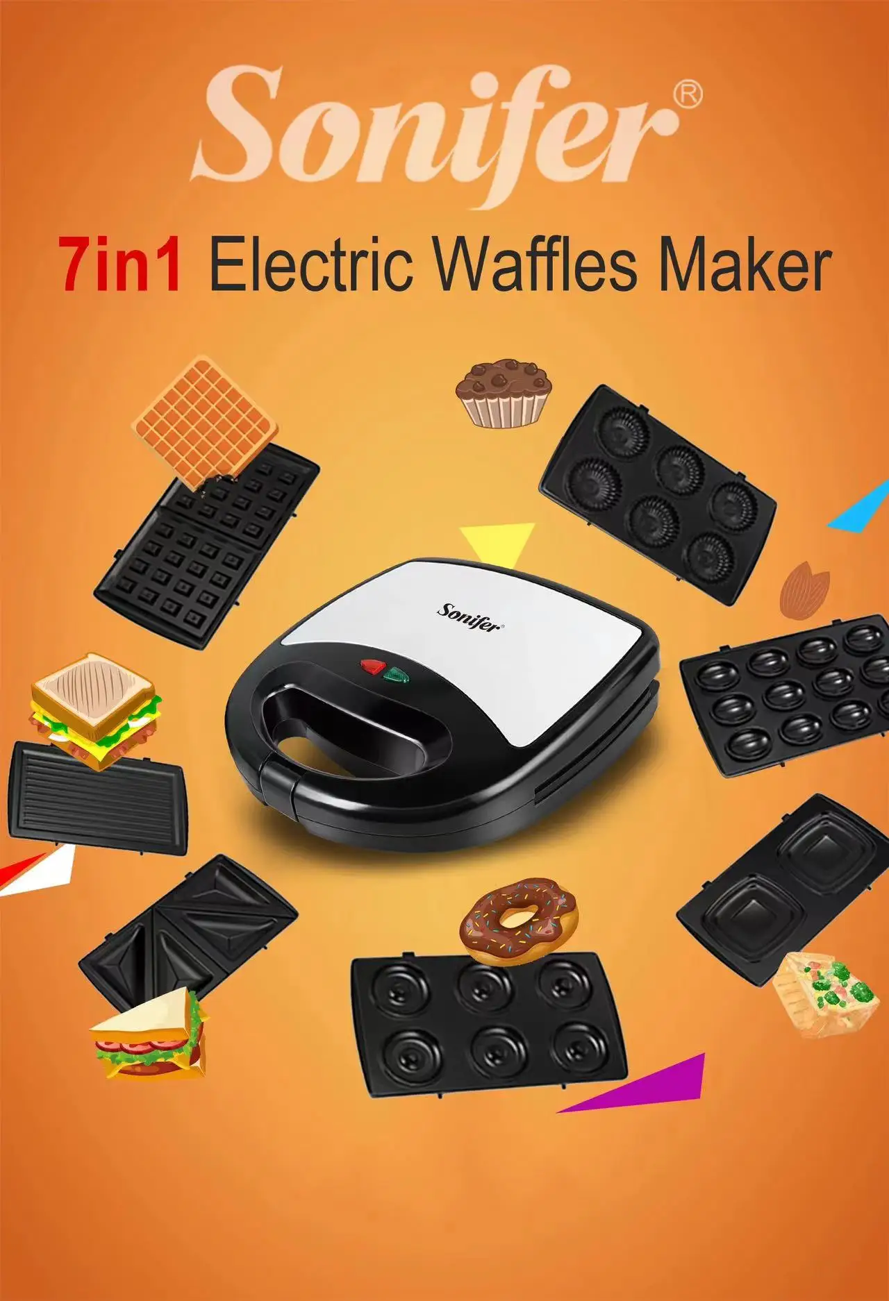 sonifer sandwich maker 7 in 1