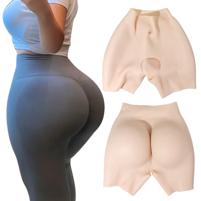 OEM/ODM Silicone Hips Enhancer Butt  Realistic Butt Shapers Crotchless Body Sculpting Shorts Women Control Pant Silicone Panties