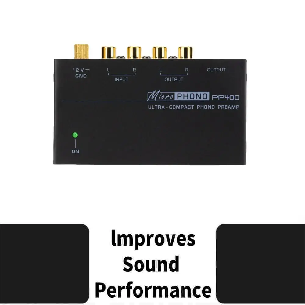 Pp400 Phono Preamp Compact Phono Preamp Record Player Music Signal