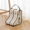 Beige Short Boots storage bag