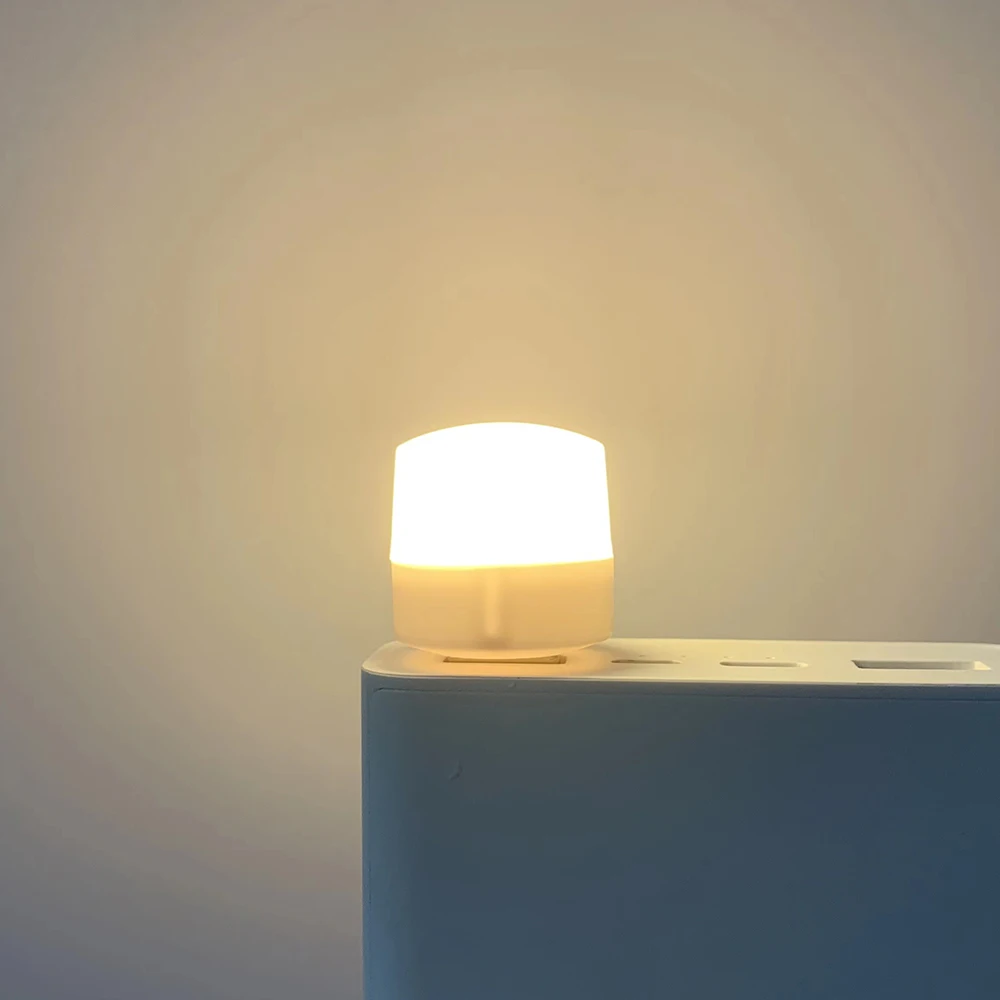Светодиодный ночник с питанием от USB компактная лампа теплым белым светом для детей малышей взрослых в спальне ванной детской прихожей мини-USB