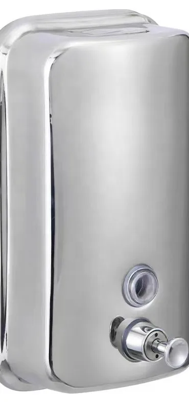 Stainless Steel Manual Liquid Soap Dispenser For Hotel Bathroom