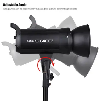 GODOX SK400II Professional Studio Light 400Ws Studio Flash Strobe Light Built-in 2.4G Wireless X System for Creative Shooting detail image
