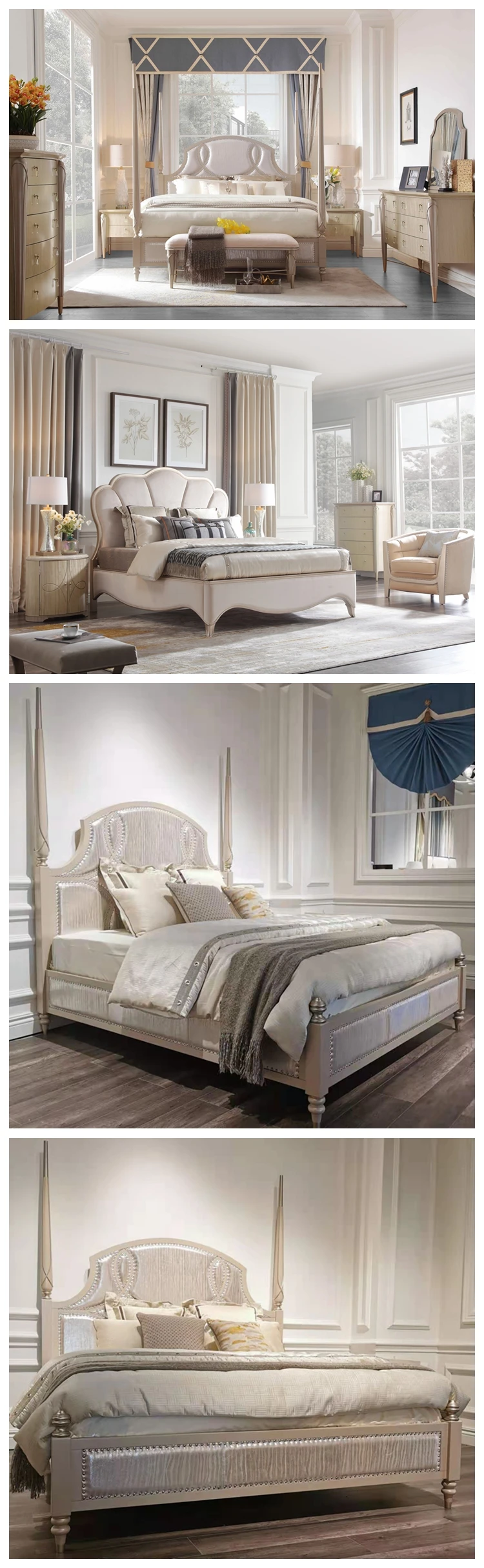 2012 Original designer styles factory wholesale luxury furniture wooden beds home hotel king size bedroom sets furniture home