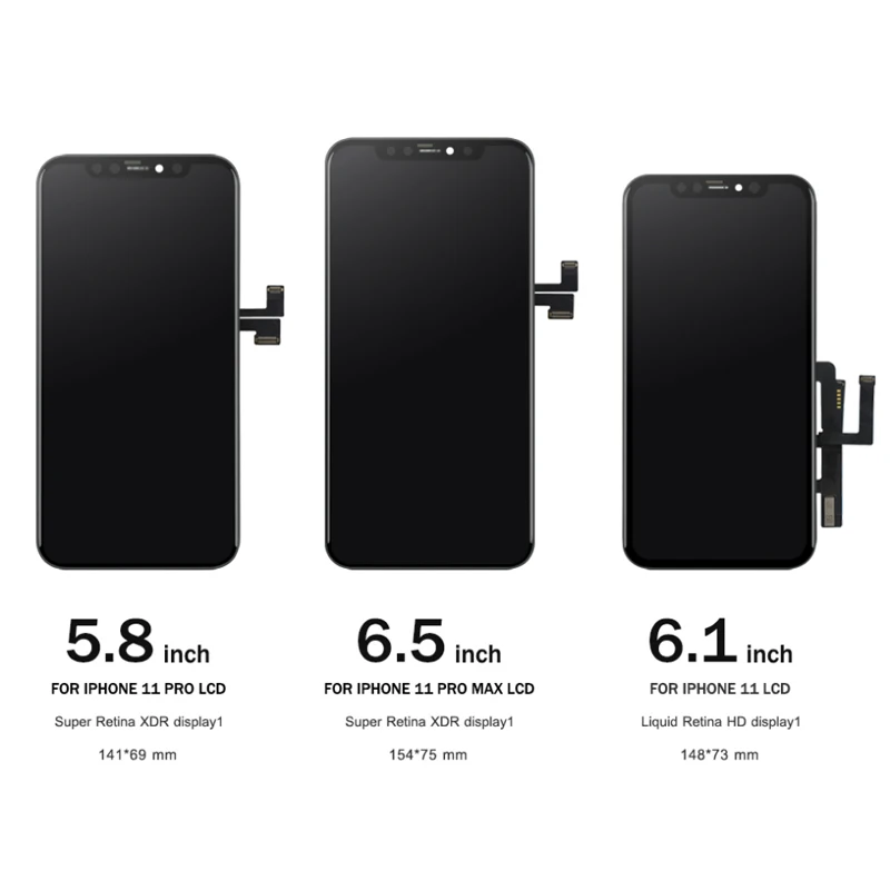 OEM for iphone Lcd Screen Mobile Phone Lcd 5 6s 7 8 Plus X Xr Xs Max 11 Pro Max Cell Phones Screen for iphone 11 Lcd Display