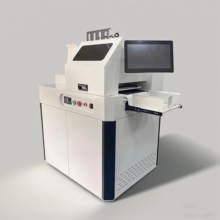 Lansong Auto Feeder Corrugated Paper Boxes Printing Paper Bags Inkjet Single Pass Cardboard Printer with h P Head and Computer supplier