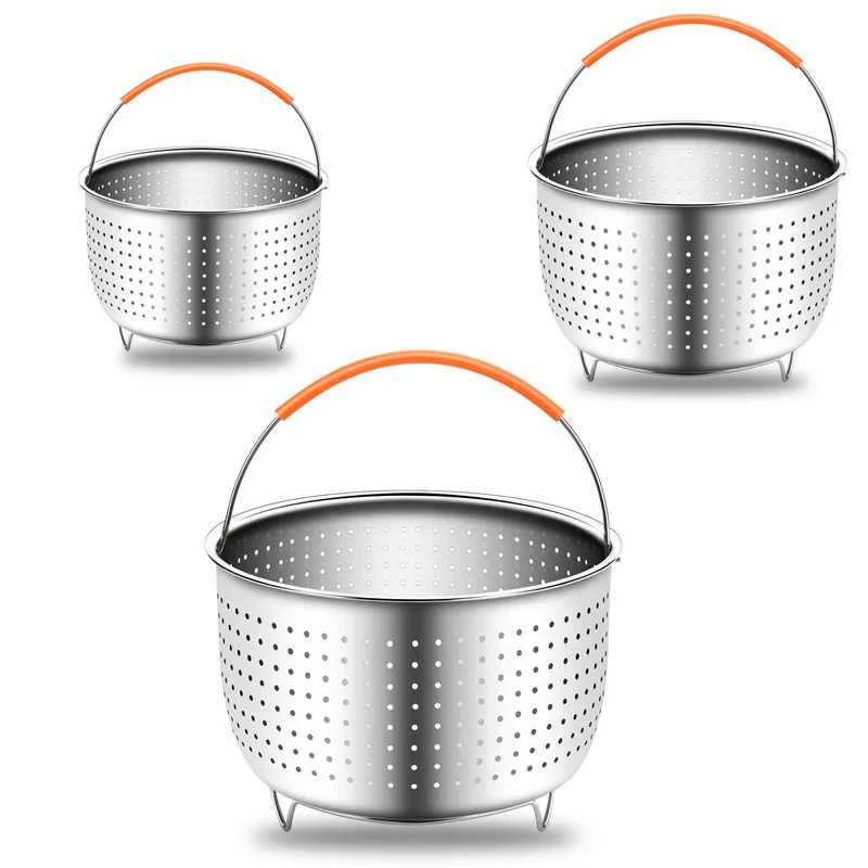 kitchen colander steamer 304 stainless steel