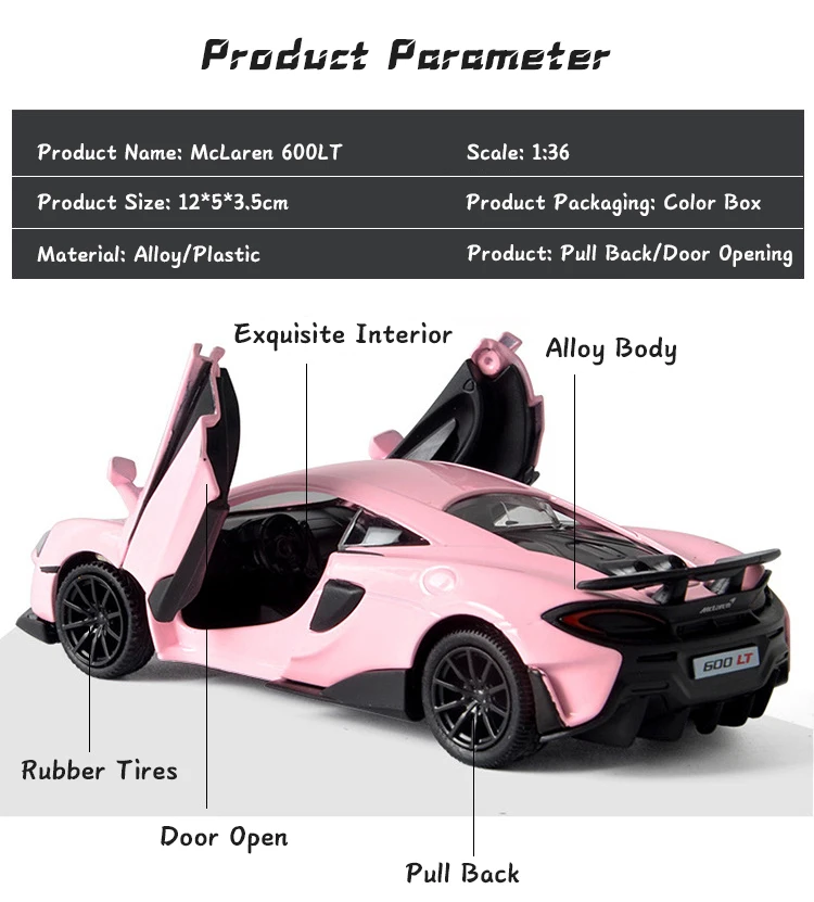 Rmz City Diecast Car Model 1/36 600lt Alloy Car Model Diecasts 2