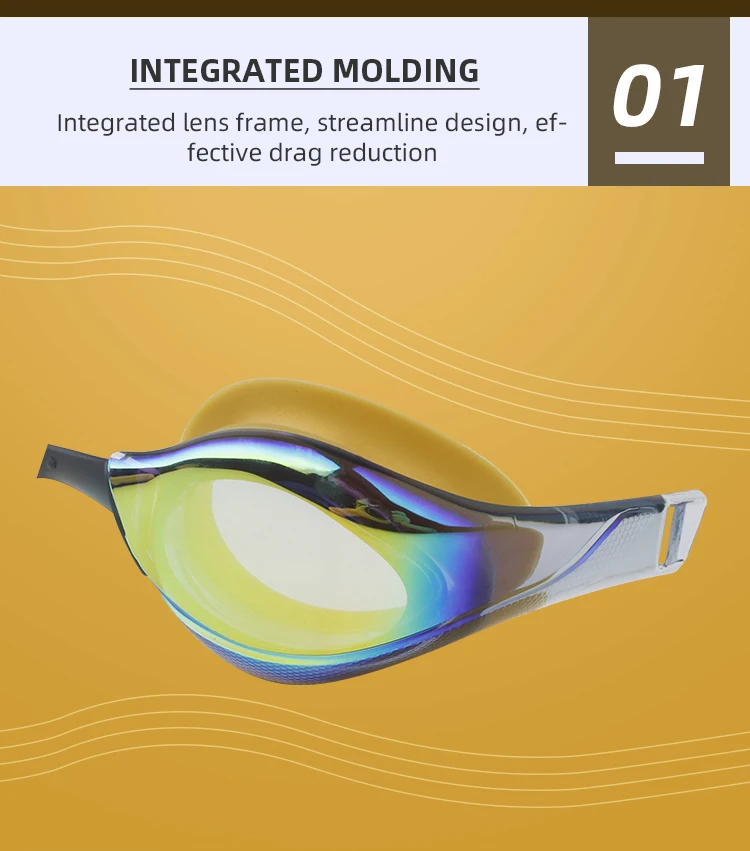 Adult Antifog Silicone Swimming Goggles Waterproof Custom Logo High Quality Oem/odm Direct