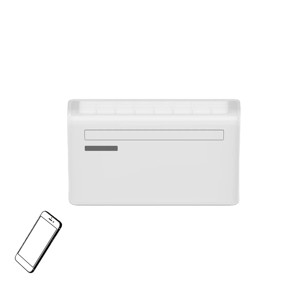 ETL Approved DC Inverter Heat Pump Air Conditioner Monoblock Full Mental Body AC for Household Hotel Use New No Outdoor Unit