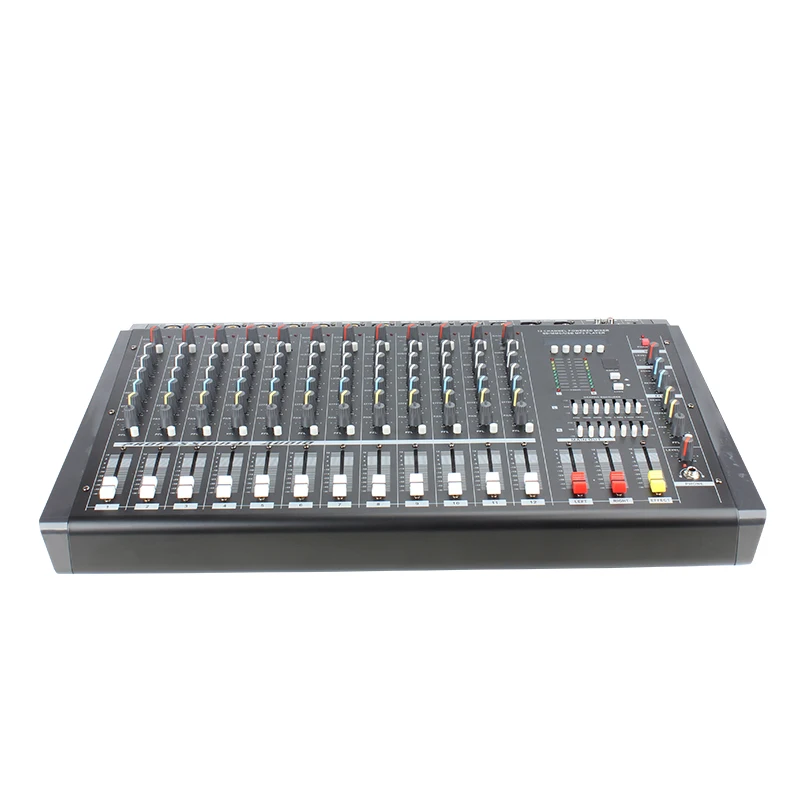 Lane PMX-1208 12 Channel Professional Audio Mixer - Durable Mixing