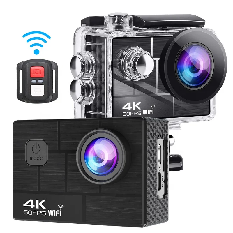 Eken H9r Ausek Action Vlog Black Camera Mi Action Camera 4k 60fps Yi  Battery With Charger Xoime Price Sports