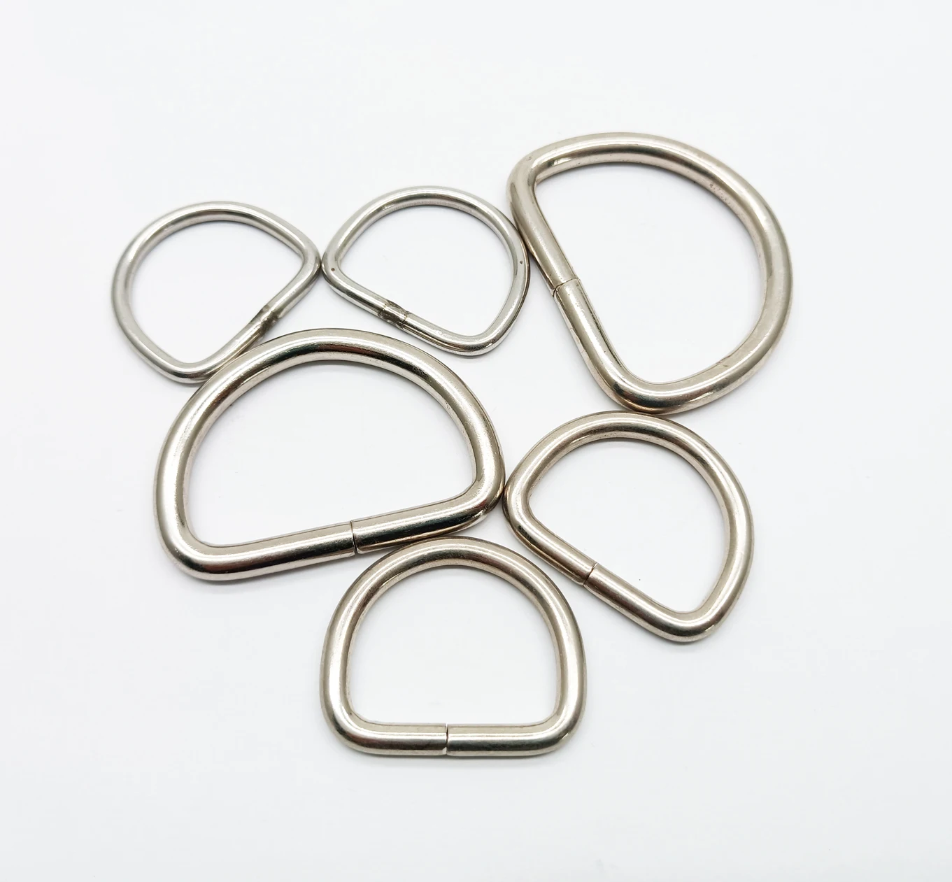 Manufacturer's Direct Sales of 25mm Silver or Black d Ring Iron 304 316 Stainless Steel