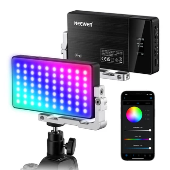Led Video Camera Accessories Light Kit  2500-10000K NEEWER RGB Video Light detail image