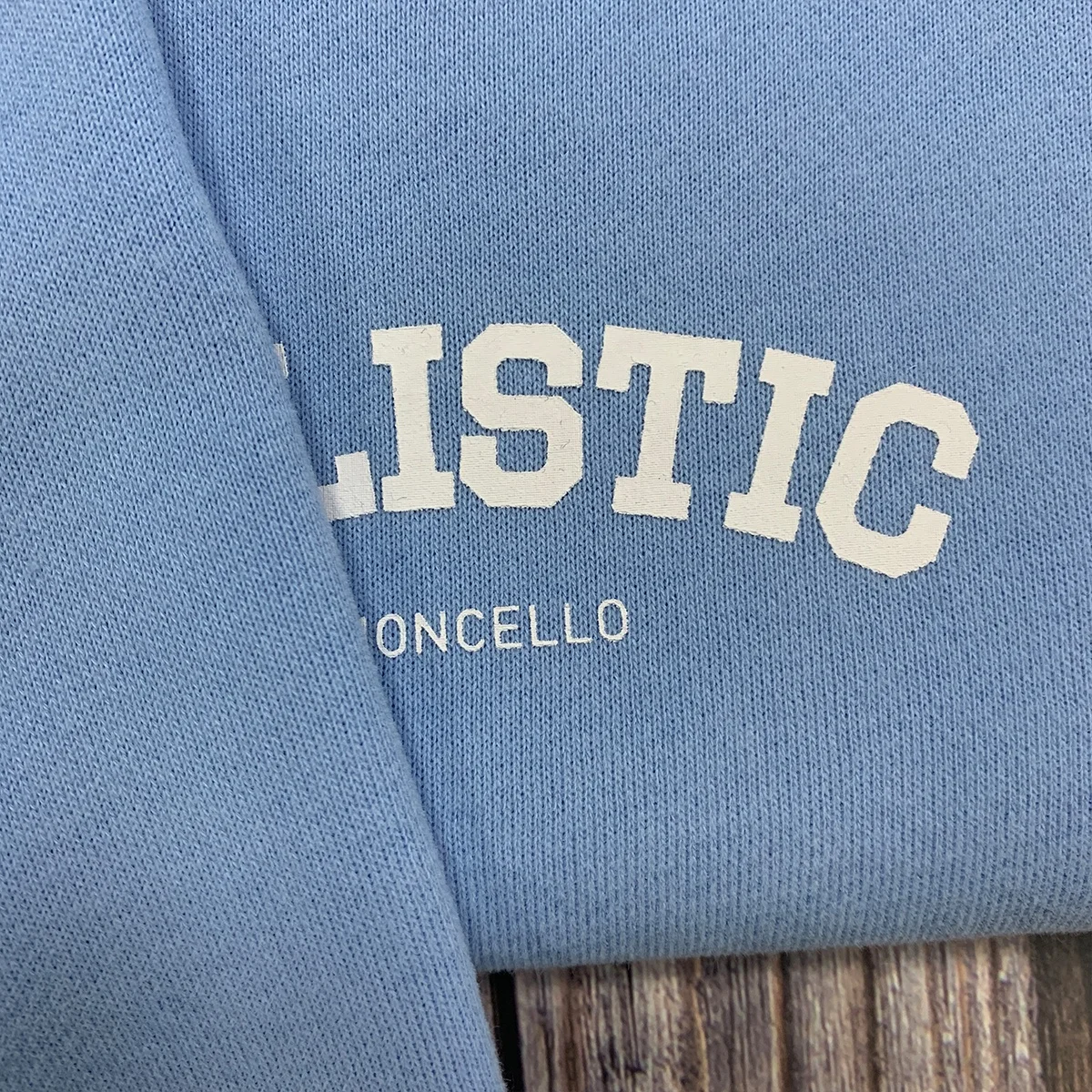 JL217D Screen Printing Cotton Blend Stripe Neckline V Neck Mens Fleece Lining Sweatshirt