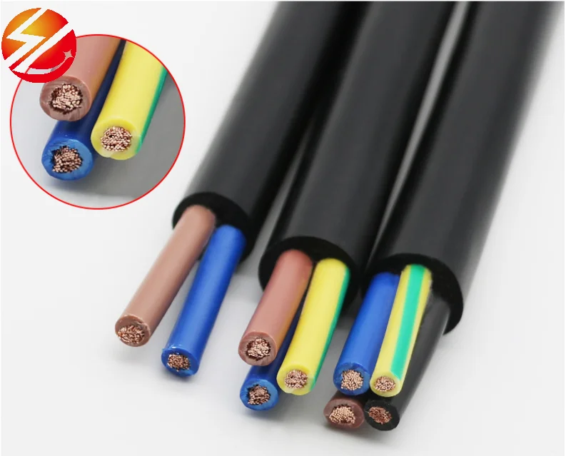 Flexible Cable 2core 3core 4core 5core Flexible Cable 1.5 Mm 2.5 Mm 4mm ...