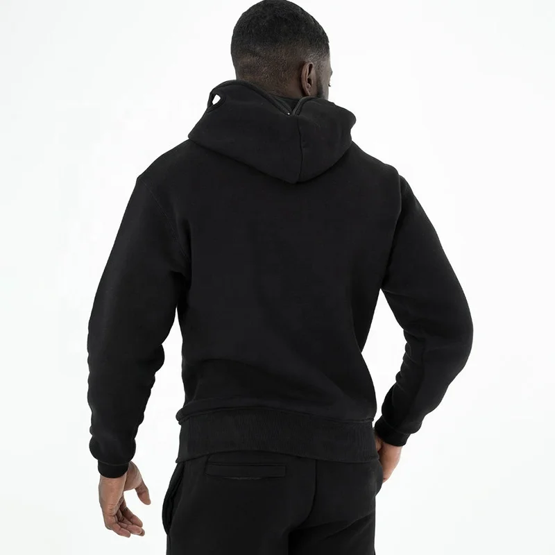 Sweat à Capuche Homme Style Cagoule – Fermeture Éclair Complète, Coupe-Vent, Pour Sport & Daily
