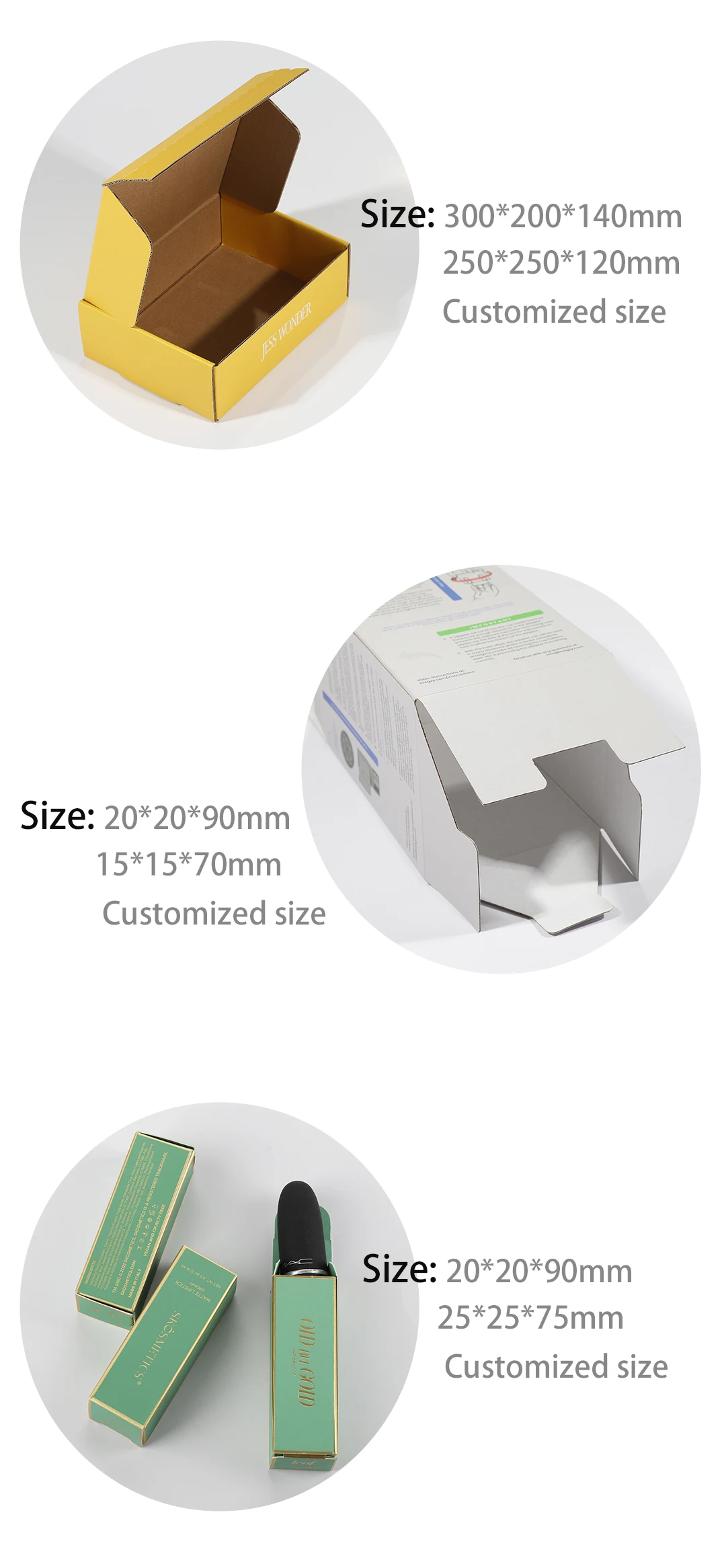 product white corrugated mailing boxes-4