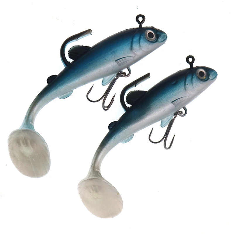Esche Pesca Esche Da Pesca Artificiali 3 Pezzi - Esche Con Testa Piombata Per Acqua Dolce E Salata Esche Realistiche Acqua Dolce Salata - 14